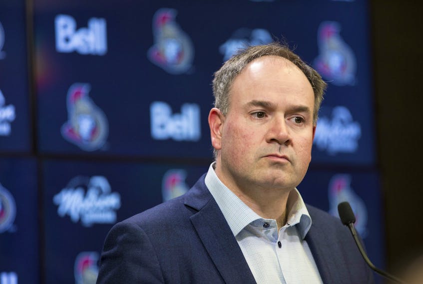 Ottawa Senators GM Pierre Dorion has been the centre of attention the past three years by making big deals before the trading came to halt, this time around he's holding no shortage of talks, but there may not be the flurry of activity we've seen in the past.
