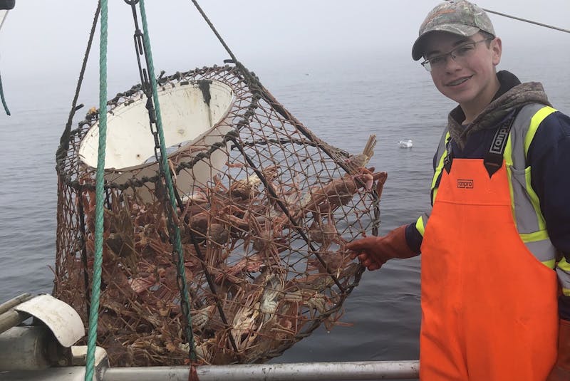 Jacob Hiscock, 15, of Winterton, N.L., hopes to someday own his own fishing enterprise. - Contributed