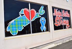 Symbols of "Nova Scotia Strong" have become widely visible across the province, including along Robie Street in Truro. Though it has taken on other meanings, the message was born out of the tragic mass killings of 22 people and an unborn baby one year ago.