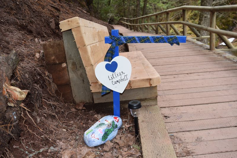 Lillian Campbell had retired from Whitehorse, Yukon with her husband to Wentworth, N.S. in 2014. Her memorial is next to one of the benches along the walk at Truro's Victoria Park. - Chelsey Gould