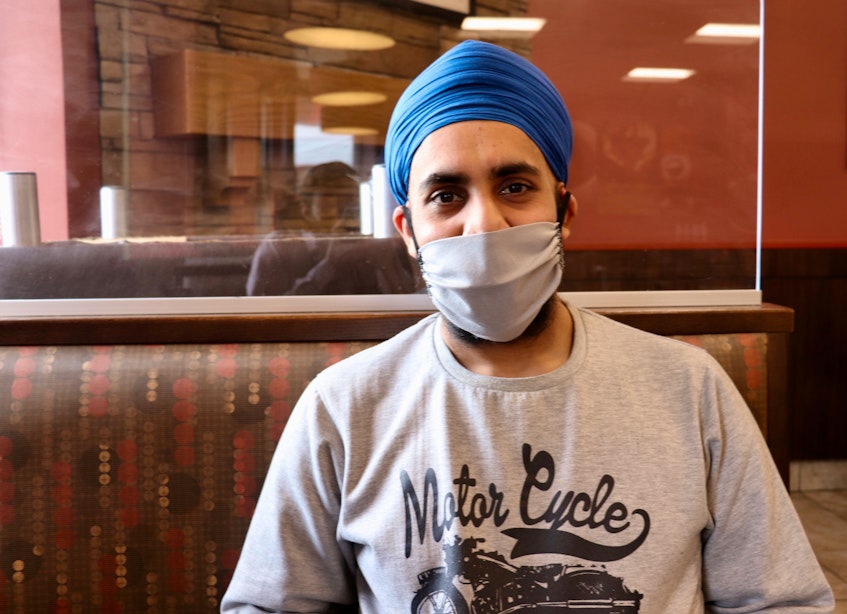 Prabhjot Singh Pardesi is an Island Sikh who is working within the community to help establish a gurdwara, the Sikh place of worship. - Logan MacLean • The Guardian