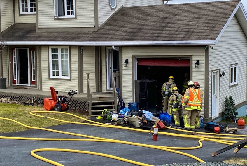 The Portugal Cove-St. Philip’s Volunteer Fire Department and the St. John’s Regional Fire Department responded to a structure fire on Skinners Rd., Portugal Cove-St. Philip’s Wednesday morning.