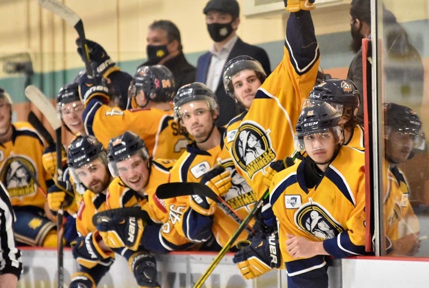 The Yarmouth Mariners say they feel lucky they've been able to play hockey this season and are looking forward to the MHL playoffs. TINA COMEAU • TRICOUNTY VANGUARD