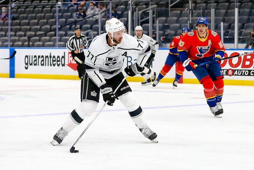 Pittsburgh acquired centre Jeff Carter from the Los Angeles Kings on Monday. It was the only move the Penguins made.