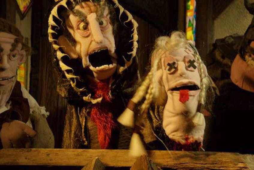  From the film Frank & Zed, which will be shown as part of the Calgary Underground Film Festival. Courtesy, Puppetcore