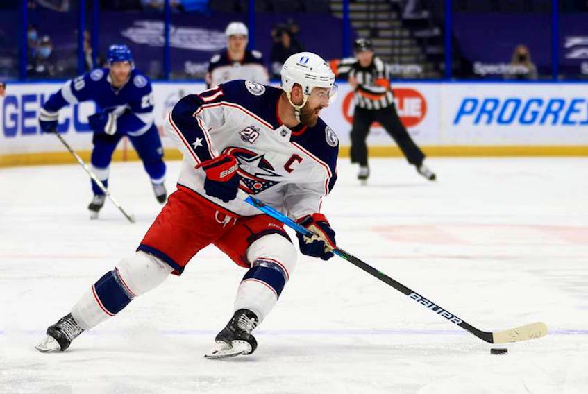 The Toronto Maple Leafs acquired veteran forward Nick Foligno Sunday from the Columbus Blue Jackets.