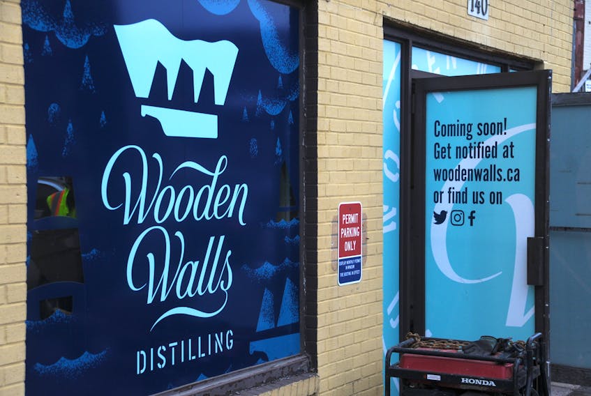 Wooden Walls Distilling is located in the former Templeton's building.