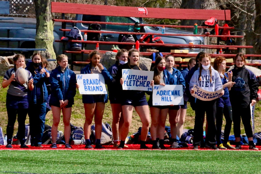 Avon View cheered on the Grade 9 and 10 girls as they participated in a sevens match against King’s-Edgehill School. - Carole Morris-Underhill