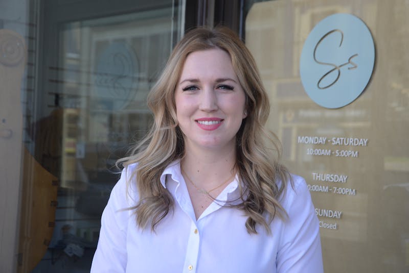 Rochelle Simmons is the owner of Sawyer + Sunny Boutique on Charlotte Street in Sydney. DAVID JALA/CAPE BRETON POST - David Jala