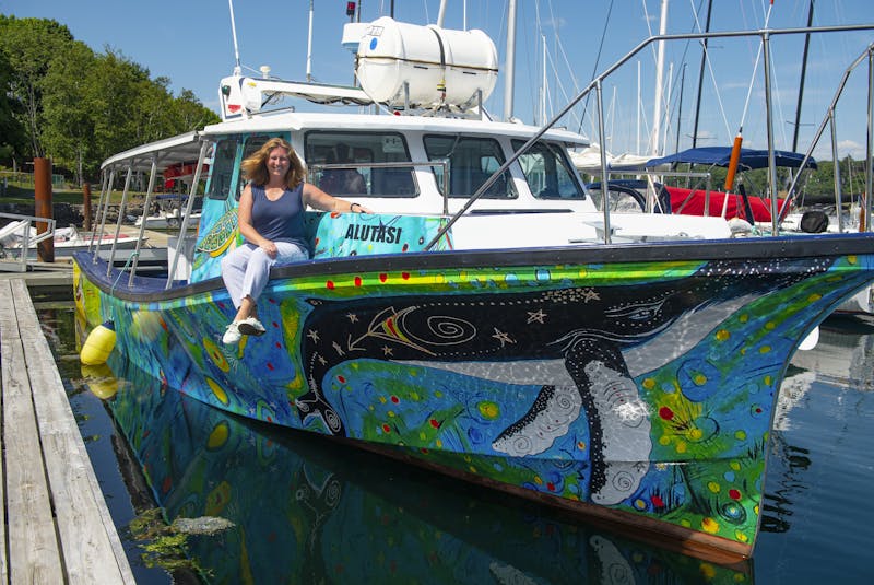 Sue Molloy, project lead for the Glas Ocean electric conversion project, poses for a photo aboard the Alutasi at the Royal Nova Scotia Yacht Squadron on Thursday, August 13, 2020.
Ryan Taplin - The Chronicle Herald - File Photo