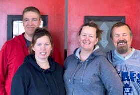 Meet the new owners of Morrison's Restaurant in Cape North. From left, Ambrose Dunphy, Crystal Dunphy, Pauline MacKinnon and Stanley MacKinnon. CONTRIBUTED