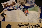 A treasure trove of letters that were rescued from Maple Leafs Gardens come directly from that of former Maple Leafs owner Harold Ballard. Pictured, young fans from Prince Rupert, B.C. to New Jersey ask Ballard questions and thank him for his help on everything from school projects to getting a sweater from Leafs captain Dave Keon. 
