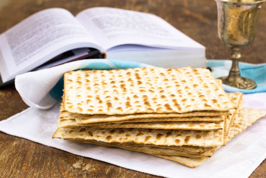 Matzo and wine are ready for a passover celebration. While normal Passover seders involve gathering the Jewish community for prayer, feasting and song, COVID-19 protocols kept people at home in smaller groups this year. 