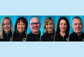 Ride for Cancer powered by BMO Bank of Montreal 2021 Executive Leadership Cabinet includes executive cabinet chair, Margaret Chapman, Fiona Kirkpatrick Parsons, Keith Skiffington, Christine Wilson, Catherine Campbell and Scott MacIntyre (pictured above left to right). - Photo Courtesy QEII Foundation.