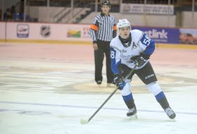 Charlie DesRoches, a defenceman from Days Corner, is in his third season with the Saint John Sea Dogs of the Quebec Major Junior Hockey League.