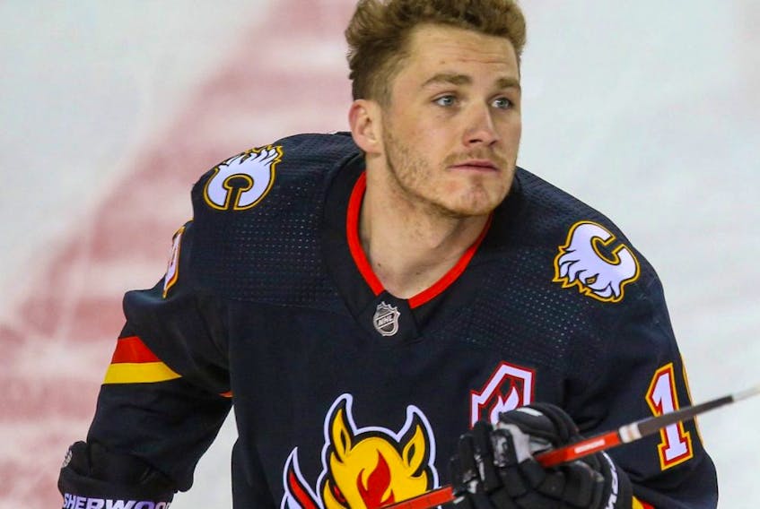 Matthew Tkachuk of the Calgary Flames.

