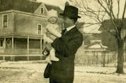  Walter Snair with his son, Douglas, who was born May 17, 1916.