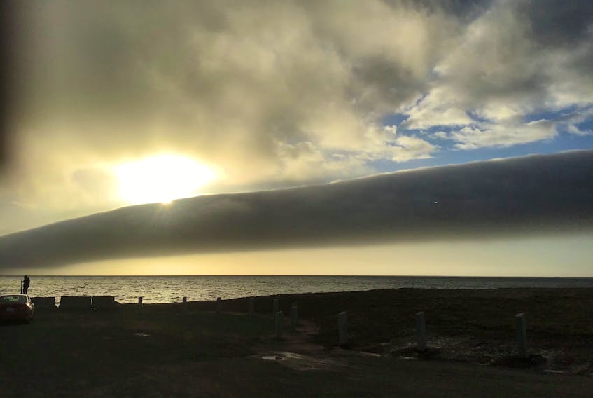 You might know Cape Jack Beach in Antigonish County, N.S., but you might not recognize it looking like this! Earlier this month, a rare roll cloud stopped Kay Boucher in her tracks. She said it was very impressive and extended much farther to the right, well beyond the edge of her great photo.