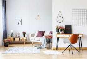 Trying to create a home office space in your existing home? “Find a little space for yourself, whether it's just hanging your diploma or degree to the left of you as you’re in front of your computer screen," recommends Wanda Hunter, a St. John’s-based decorator who has had many clients asking for advice and trends for home offices.