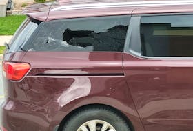 Jen Myrick believes someone smashed the window in her minivan, parked by her Halifax home, because of her Ontario plates. 