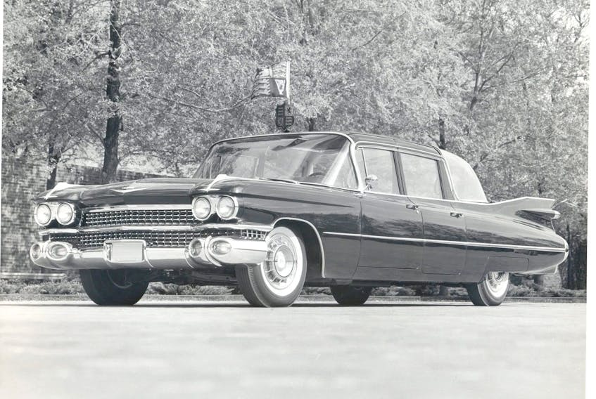 The 1959 75 Series Cadillac Fleetwood limousine.  Courtesy of the Jean-Michel Roux collection