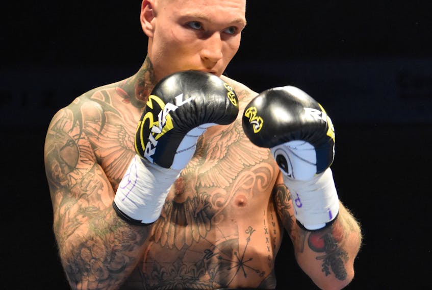 Ryan Rozicki of Sydney Folks remains undefeated as a professional after a sixth-round left hook knockout of Montréal's Sly Louis gave him his 13th consecutive win. It was Rozicki's first fight since February 2020. FILE PHOTO