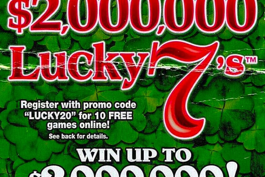 Michigan Lottery’s $2,000,000 Lucky 7’s instant game.