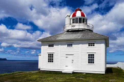 Nice patches of blue sky imply clearing is on the way – at least according to Grandma. Grandma never got a chance to visit our continent's most easterly point, or the historic Cape Spear Lighthouse perched on the cliff.  I had the pleasure a couple of summers ago; it was quite a feeling to stand there in the wind. 

Did you know: "If you stand there with your back to the sea, the entire population of North America stretches out in front of you. And there's nothing behind you until Ireland".