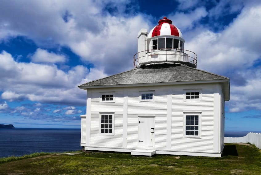 Nice patches of blue sky imply clearing is on the way – at least according to Grandma. Grandma never got a chance to visit our continent's most easterly point, or the historic Cape Spear Lighthouse perched on the cliff.  I had the pleasure a couple of summers ago; it was quite a feeling to stand there in the wind. 

Did you know: "If you stand there with your back to the sea, the entire population of North America stretches out in front of you. And there's nothing behind you until Ireland".