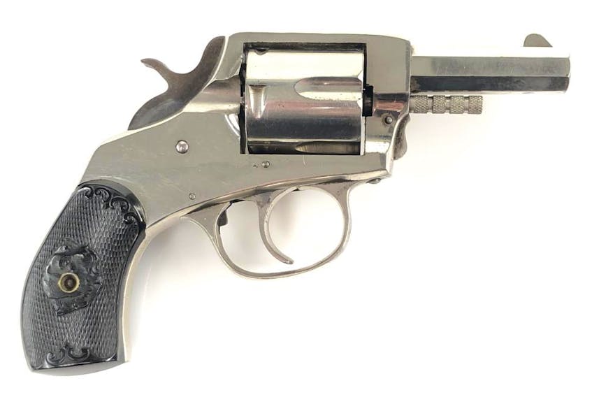 Police seized a firearm similar to this one in their investigation.