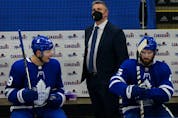 The eight games remaining may be meaningless in the standings, but for Maple Leafs head coach Sheldon Keefe, they will give him a chance to find the best path forward for his club before the playoffs. USA TODAY