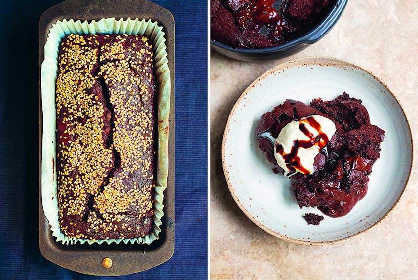 Chocolate, tahini and banana two ways from Cook, Eat, Repeat.