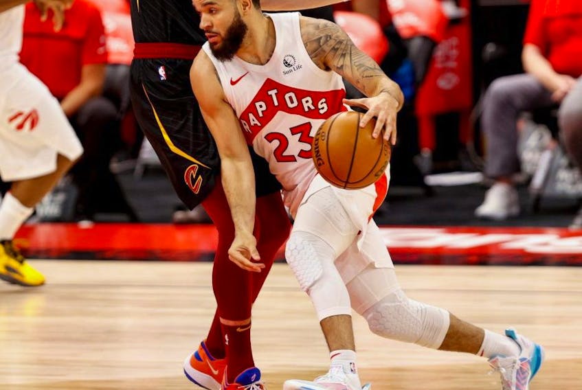 Fred VanVleet and the Toronto Raptors meet the Brooklyn Nets on Tuesday night. USA TODAY SPORTS