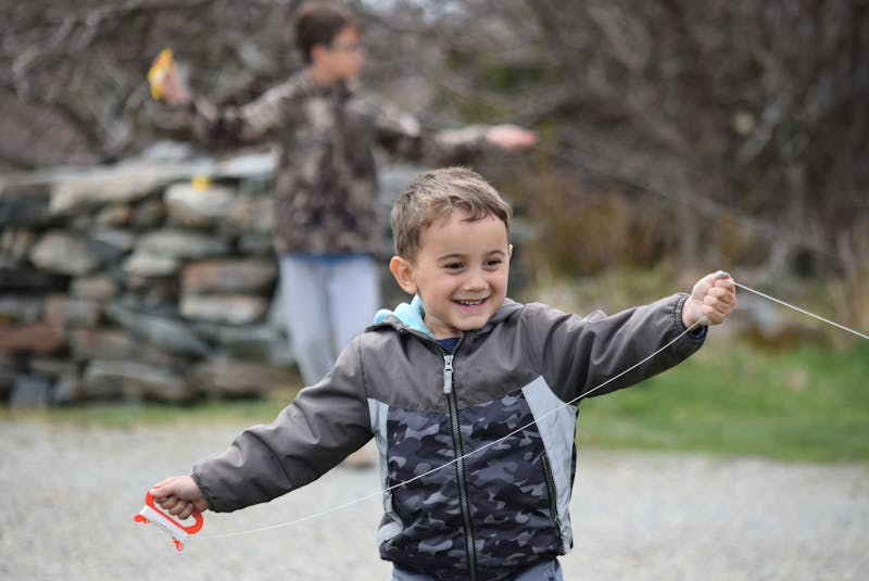 Smiles and laughter abounded at the annual kite flying day at the Historic Acadian Village in Pubnico on April 21. KATHY JOHNSON - Saltwire network