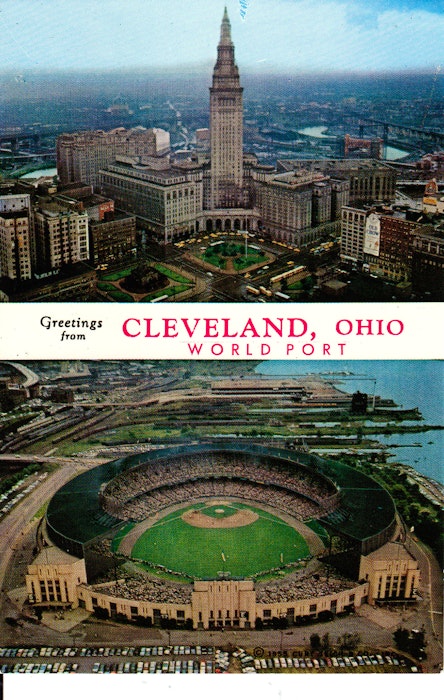 Municipal Stadium, once home to baseball's Cleveland Indians, was located close to the waters of Lake Erie. - Contributed