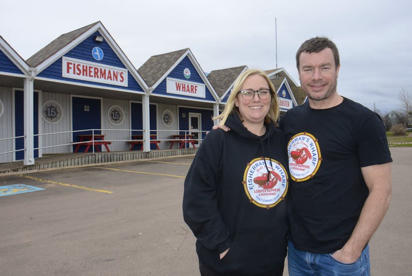 Fisherman’s Wharf Lobster Suppers owners Amy and Forbes MacPherson are looking forward to welcoming customers back to the North Rustico business beginning Saturday, May 8.