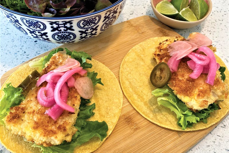 Haddock tacos are a great match to local Tidal Bay wines according to Mark DeWolf. - Photo: Julia Webb