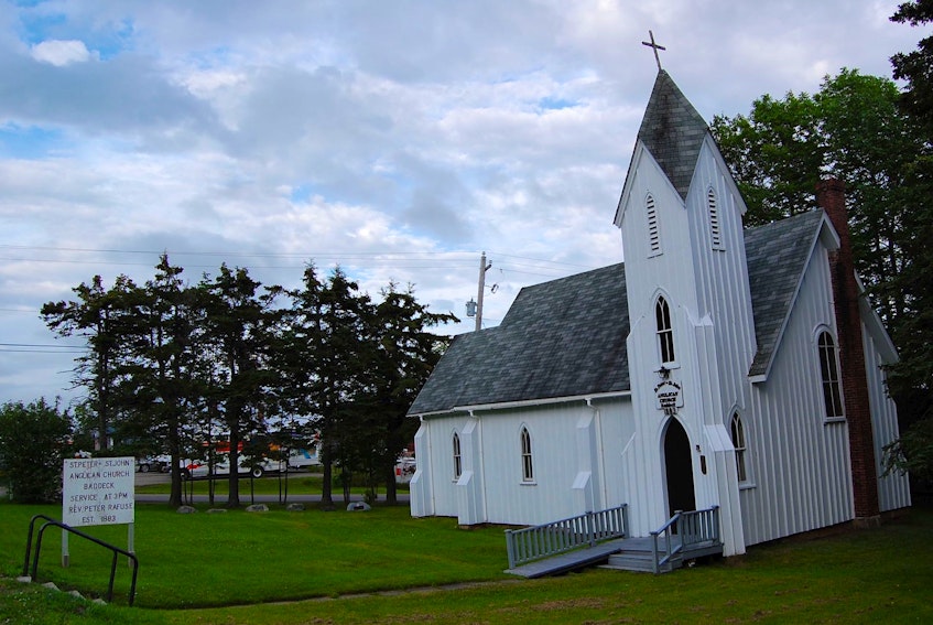 St. Peter and St. John Anglican Church building in Baddeck. It is now owned by Baddeck Public Library Society. Contributed