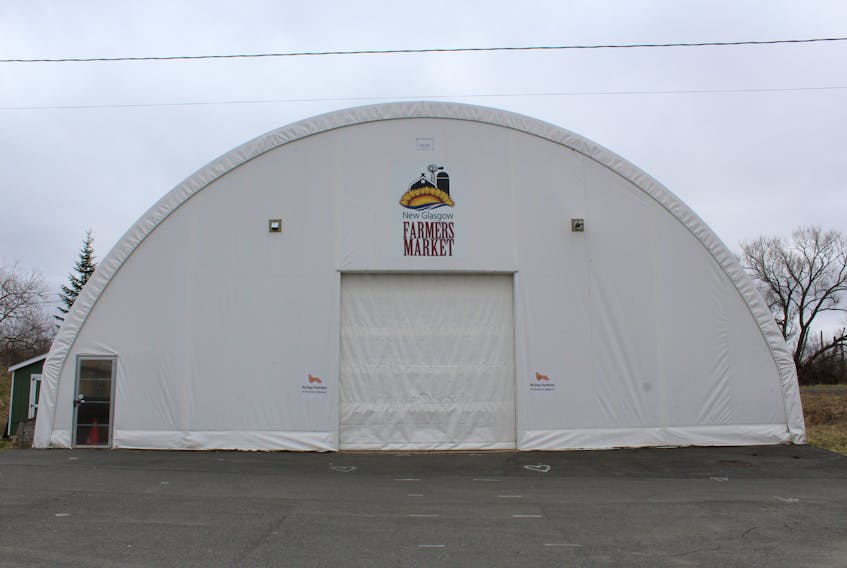 The New Glasgow Farmers Market dome is essentially only a tent.  This means it will someday need to be replaced, so the market is trying to be proactive