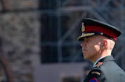  Lt.-Gen Wayne Eyre, pictured in 2019, praised Maj.-Gen. Peter Dawe, the head of Canadian special forces, as an outstanding leader despite Dawe giving a positive character reference to a soldier found guilty of sexual assault. THE CANADIAN PRESS/Adrian Wyld