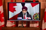 At a press conference Thursday, Minister of National Defence Harjit Sajjan announces further measures to deal with misconduct in the military. 