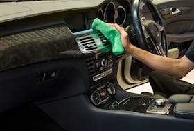 Clean up the vehicle thoroughly when prepping your car for trade-in. 123rf stock photo