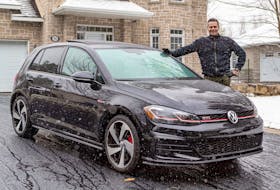  Raymond Oesterreich and his Volkswagen GTI in Saint-Lazare, Que. Dave Sidaway/Postmedia News