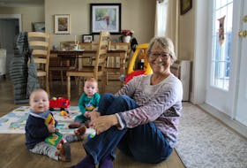 Joanne Rose looks forward to the moments she’s not spending hooked to a dialysis machine. Her young grandbabies help her focus on the finer things in life. - Contributed