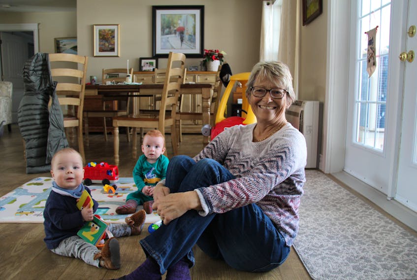 Joanne Rose looks forward to the moments she’s not spending hooked to a dialysis machine. Her young grandbabies help her focus on the finer things in life. - Contributed