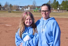 Rhaina Dykeman and her mother, Sherri Dykeman. The pair are looking forward to the return of Canadian Girls Baseball after a memorable first season two years ago.