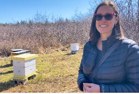 Renee Meuse Bishara and her husband Joseph have been keeping bees for five years in Yarmouth County.
CARLA ALLEN • TRICOUNTY VANGUARD