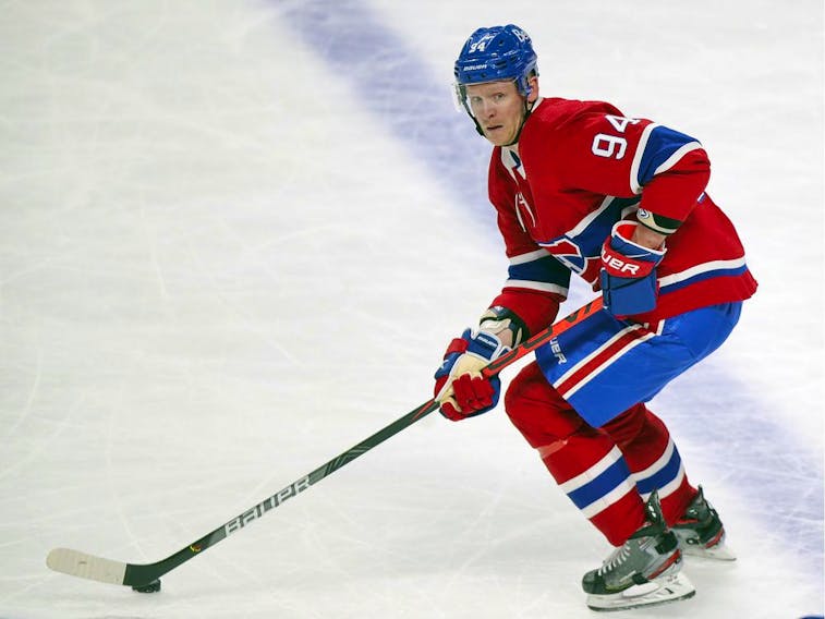 Former league MVP Corey Perry will be in the Canadiens lineup on