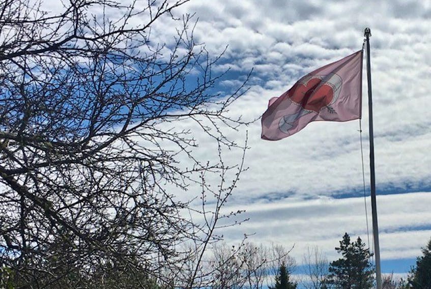 Don Burch of Chester Basin sent this inspirational photo of a Heart Flag he raised during the latest COVID-19 shutdown. In many places, like Victoria, B.C., the Heart Flag is considered a symbol of solidarity, gratitude and hope. Don said he knows how much Cindy likes clouds. He said he will fly this flag “until I can visit my children and grandkids again.” Thank you for sharing this photo, Don.
