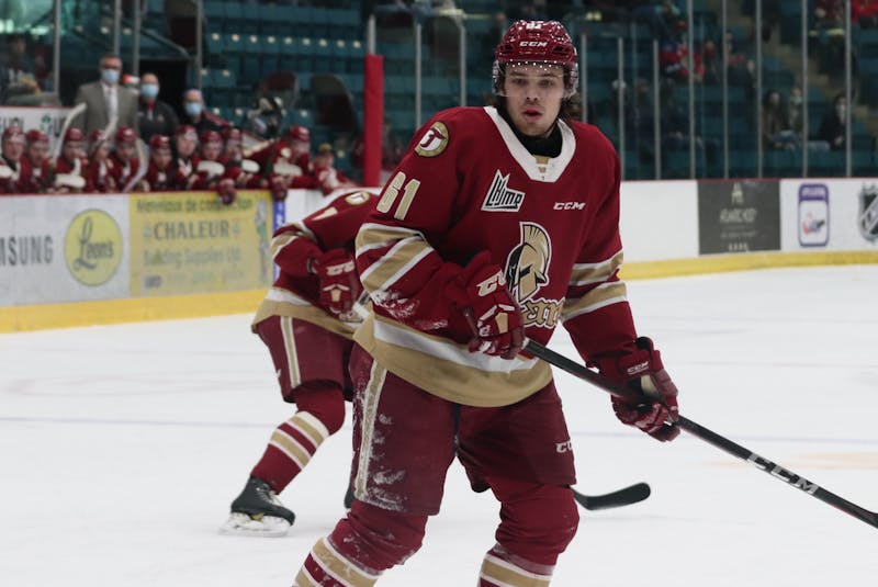 Bennett MacArthur is having a breakout season with the Quebec Major Junior Hockey League’s Acadie-Bathurst Titan. - Acadie-Bathurst Titan • Special to the Guardian Tyson Gray